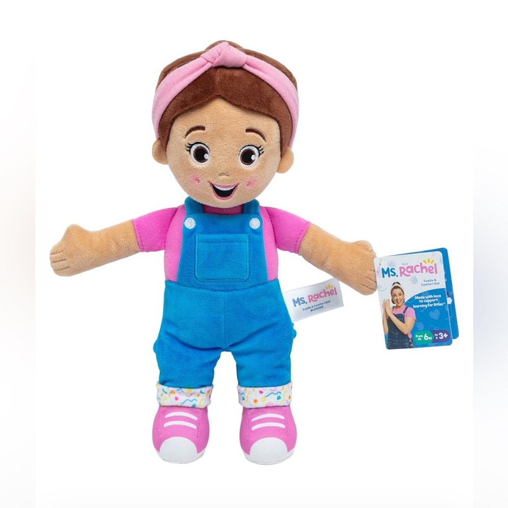 MS. RACHEL Plush Rachel Official Cuddle Comfort Doll 11 Premium Baby Toy Toddler - Picture 11 of 13